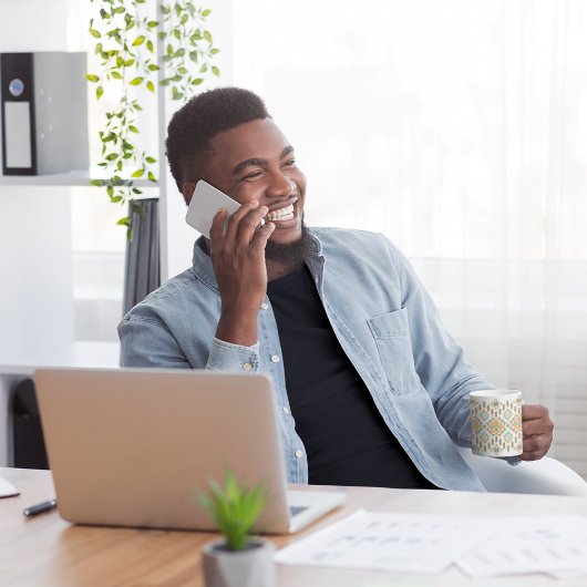 Schönes afrikanisches Muster Jumbo-Tasse