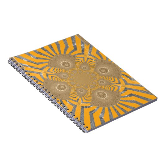 Schönes afrikanisches phantastisch symmetrisches M Notizblock (Rechte Seite)