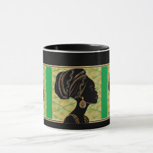Schönes afrikanisches Schwarzes Gold Tasse