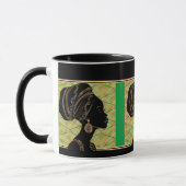 Schönes afrikanisches Schwarzes Gold Tasse (Links)