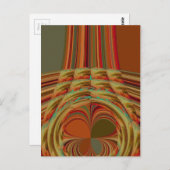 Schönes afrikanisches traditionelles Golden Brown Postkarte (Vorne/Hinten)