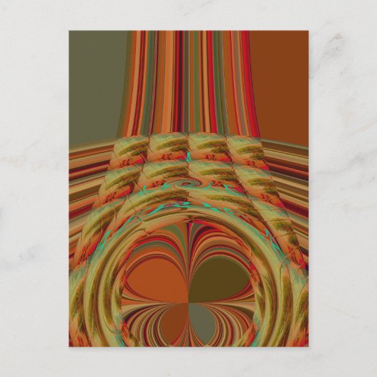 Schönes afrikanisches traditionelles Golden Brown Postkarte (Vorderseite)