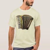 Schönes Akkordeon-Musikinstrument T-Shirt (Vorderseite)