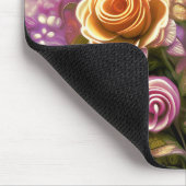 Schönes Akryllisches Blume-Muster Mousepad (Ecke)