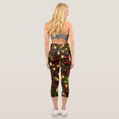 Schönes Allround-Print Weihnachtsgeschenk Capri Leggings (Rückseite)