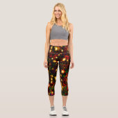 Schönes Allround-Print Weihnachtsgeschenk Capri Leggings (Vorderseite)