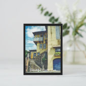 Schönes Altes Haus in San Jose, Costa Rica Postkarte (Stehend Vorderseite)