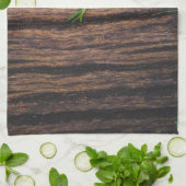 schönes altes Holz Geschirrtuch (Gefaltet)