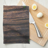 schönes altes Holz Geschirrtuch (Viertel Falte)