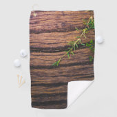 schönes altes Holz Golfhandtuch (Insitu)