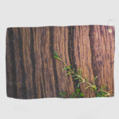 schönes altes Holz Golfhandtuch (Horizontal)