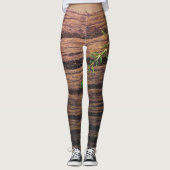 schönes altes Holz Leggings (Vorderseite)