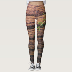 schönes altes Holz Leggings