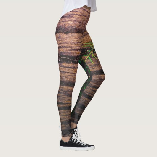 schönes altes Holz Leggings (Rechts)