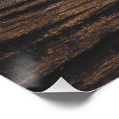 schönes altes Holz Poster (Ecke)