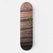 schönes altes Holz Skateboard (Vorderseite)