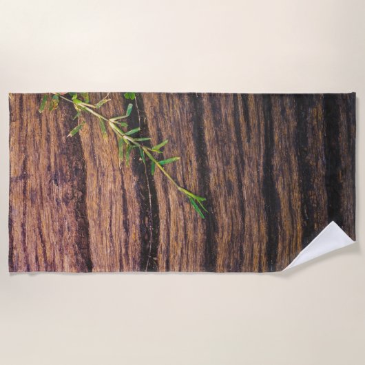 schönes altes Holz Strandtuch (Vorderseite)