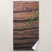schönes altes Holz Strandtuch (Vorderseite)