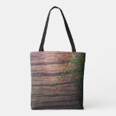 schönes altes Holz Tasche (Rückseite)