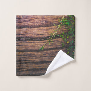 schönes altes Holz Waschlappen