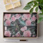 Schönes altrosa Rosengeflecht Papier Wrapping (Geschenk)