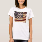 Schönes Amerika - Patriotischer T - Shirt der Frau (Vorderseite)