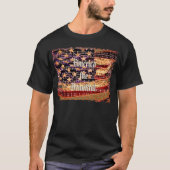 Schönes Amerika, Schwarz, Patriotischer T - Shirt  (Vorderseite)