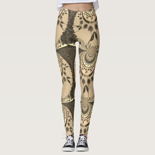 Schönes Amina Floral Design Leggings (Vorderseite)
