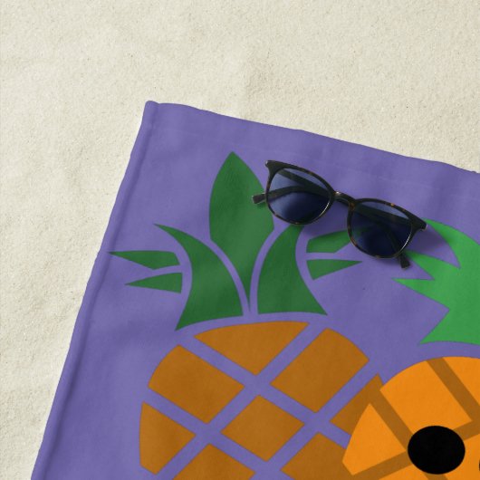Schönes Ananas-Design - Strandtuch (Beispiel)