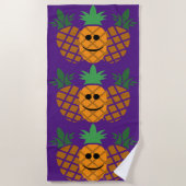 Schönes Ananas-Design - Strandtuch (Vorderseite)