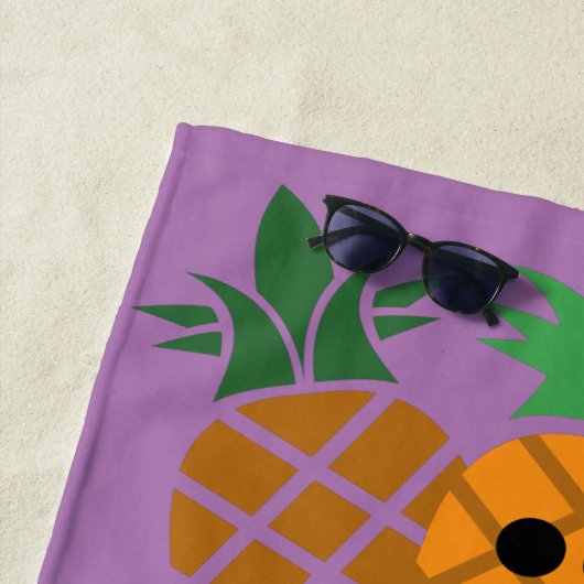Schönes Ananas-Design - Strandtuch (Beispiel)