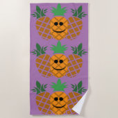 Schönes Ananas-Design - Strandtuch (Vorderseite)