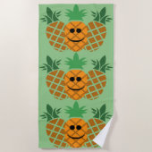 Schönes Ananas-Design - Strandtuch (Vorderseite)