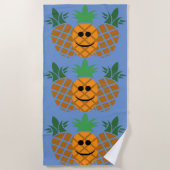 Schönes Ananas-Design - Strandtuch (Vorderseite)