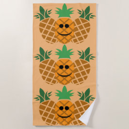 Schönes Ananas-Design - Strandtuch