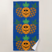 Schönes Ananas-Design - Strandtuch (Vorderseite)