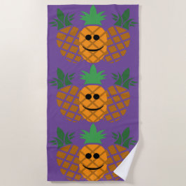 Schönes Ananas-Design - Strandtuch