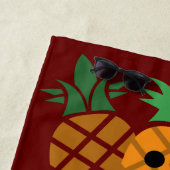 Schönes Ananas-Design - Strandtuch (Beispiel)