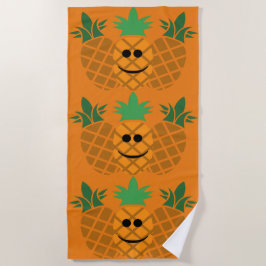 Schönes Ananas-Design - Strandtuch