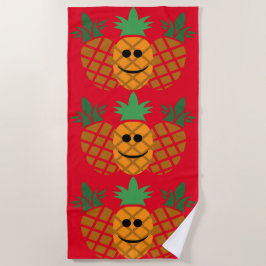 Schönes Ananas-Design - Strandtuch