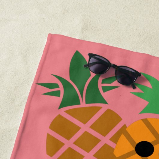 Schönes Ananas-Design - Strandtuch (Beispiel)