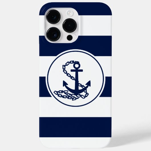 Schönes Anchor Symbol Nautical Style iPhone Case (Rückseite)