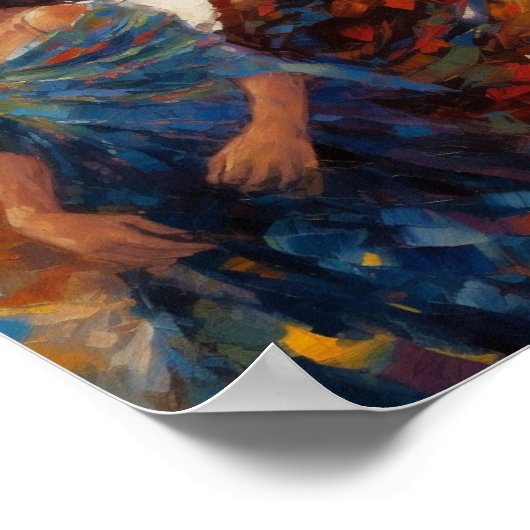 Schönes Angel-Gemälde Poster (Ecke)