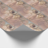 Schönes Angels Wrapping Paper Geschenkpapier (Ecke)