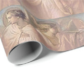 Schönes Angels Wrapping Paper Geschenkpapier (Rolleneckpunkt)