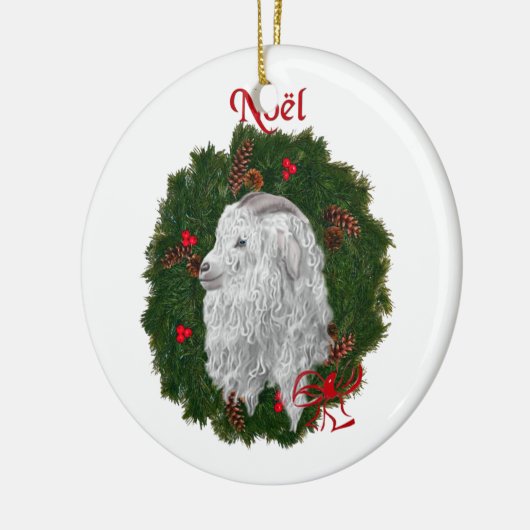 Schönes Angora Weihnachten Ornament (Links)