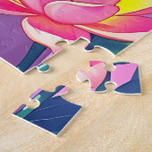 Schönes Anime Girl und Blume Puzzle (Seite)