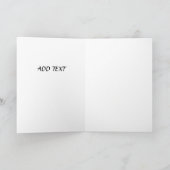 Schönes antikes Bild der Osterkarte Karte (Innenseite)