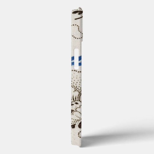 Schönes antikes blaues Blumengesteck Case-Mate iPhone Hülle (Rückseite / Rechts)