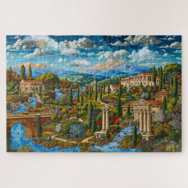 Schönes antikes römisches Dorf Puzzle